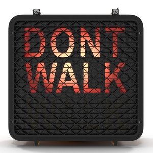 3D Dont Walk Signal 2 model