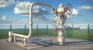 Oil Wellhead 2 3D model