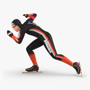 3D Speed Skater 2 Pose 3