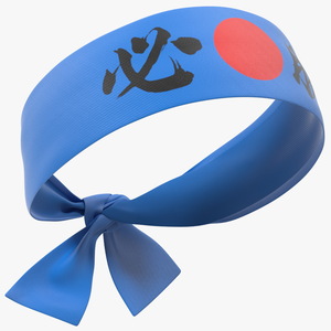 3D Headband Blue model