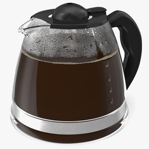 3D Glass Coffee Pot