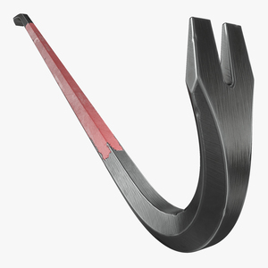 Old Metal Crowbar 3D