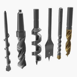 Drill Bits Set 3D model