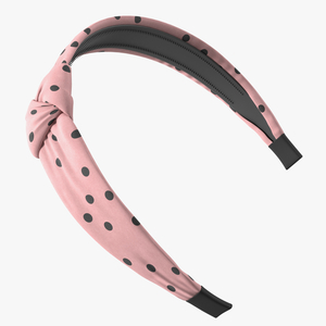 3D Knotted Headband Pink