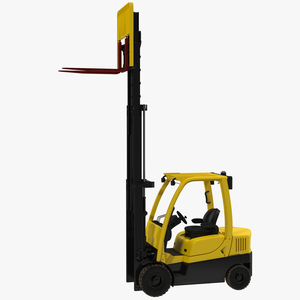 3D model Forklift Rigged