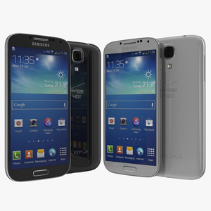 3D Samsung Galaxy S4 Set