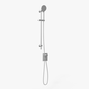 Wall Mount Hand Shower Silver 3D model