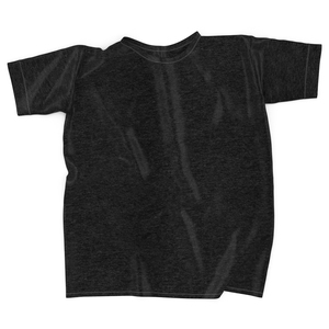 3D Flat T-Shirt Black model