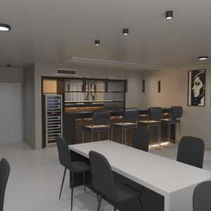 3D model Interior Private Home Bar