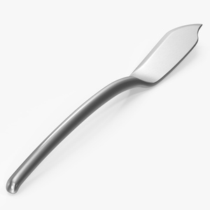 Fish Knife Silver 3D