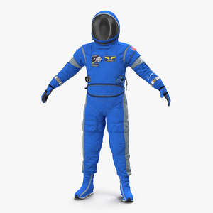 Boeing Spacesuit Empty 3D