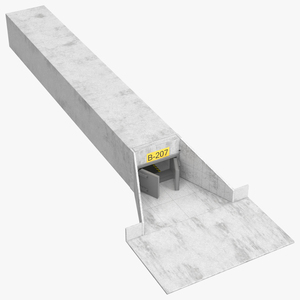 3D Nuclear Bunker Entrance model