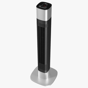 3D Tower Fan Deerma DEM FD120W Black model