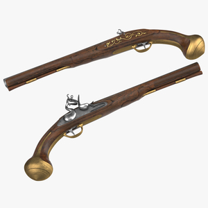 3D Flintlock Pistol