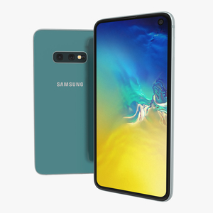 3D model Samsung Galaxy S10E Coral Blue