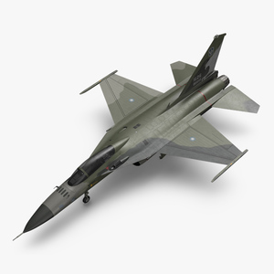 AIDC F-CK-1 Unarmed Fighter Jet Green 3D