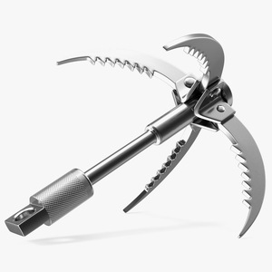 3D Folding Climbing Grappling Hook