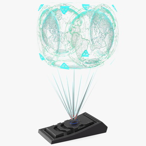 3D model Sci Fi Hologram Projector