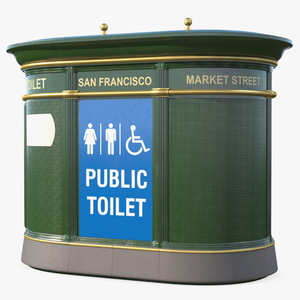 San Francisco Public Toilet 3D