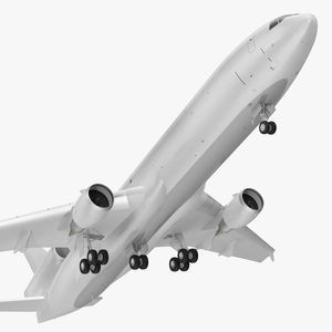 3D McDonnell Douglas MD11 Tri Jet Wide Body Airliner Rigged