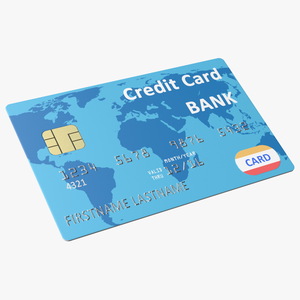 3D model Standard Credit Card