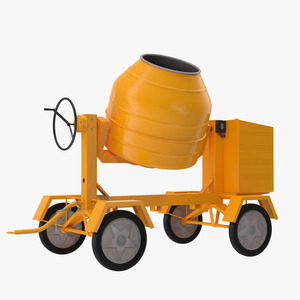 Cement Mixer 2 3D model