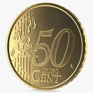 3D Italy 50 Euro Cent model