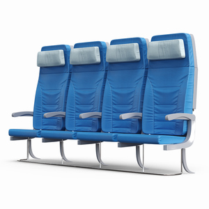 Airplane Passenger Seats 3D model