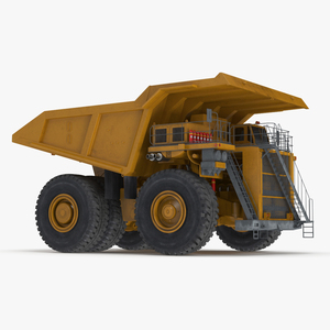 3D Heavy Duty Mining Dump Truck model