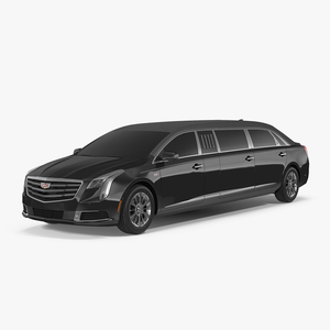 3D Limousine Cadillac XTS 70 Simple Interior