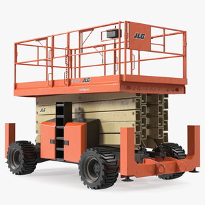 3D JLG Scissor Lift 5394RT model