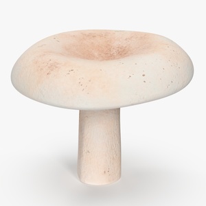 3D Milk Mushroom model