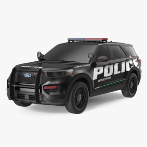 Ford Police Interceptor Exterior Only 3D