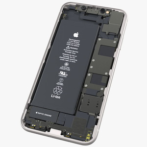 3D iPhone 11 Disassembled without Display model