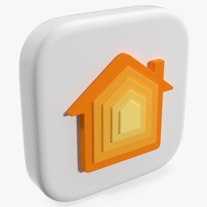 3D model iPhone iOS Home Icon