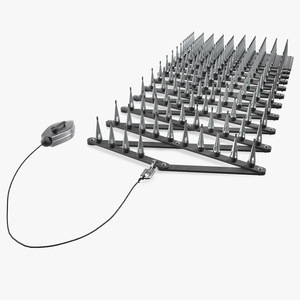 Roadway Safety Stinger Spike Strip 3D model