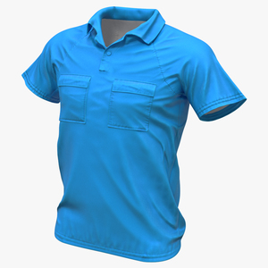 Casual Polo Shirt 3D