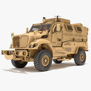 3D model Military Armored Vehicle Sandy