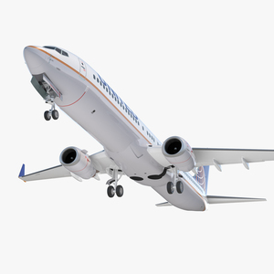 3D model Boeing 737 900 United Airlines