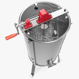 Hardin Professional 3 Frame Manual Honey Extractor Rigged 3D