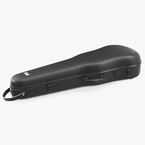 3D Violin Shaped Case Gewa Pure Black Closed