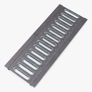 3D model Roadside Drain Cover Iron