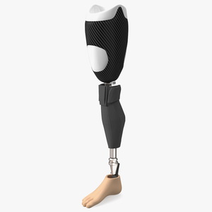 3D model Above Knee Prosthetic Leg