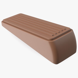 3D Door Wedge Brown