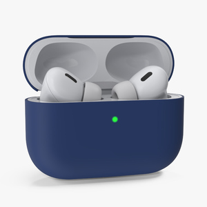 Apple AirPods Pro 2 USB-C with Silicone Case Blue 3D model