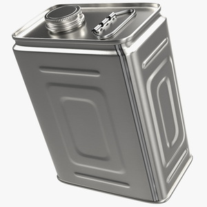 Olive Oil 2 Litre Metal Can 3D