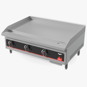 Vollrath 40721 Cayenne 36 Flat Top Gas Countertop Griddle 3D