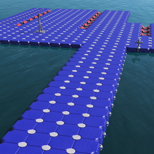 Walking Dock Floating Pontoon 3D model