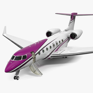 3D Large Business Jet model