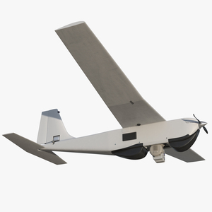 Hand Launched Unmanned Aircraft System UAS RQ 20B Puma 3D model